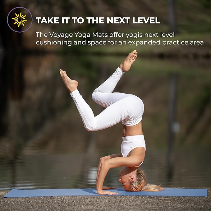 Sunshine Yoga Voyage Yoga Mat, 10 Pack, 72" x 24" Professional Studio and Gym Bulk Yoga Mats, 5mm Thick, Durable, Anti-Tear, Non Slip Fitness and Exercise Mats