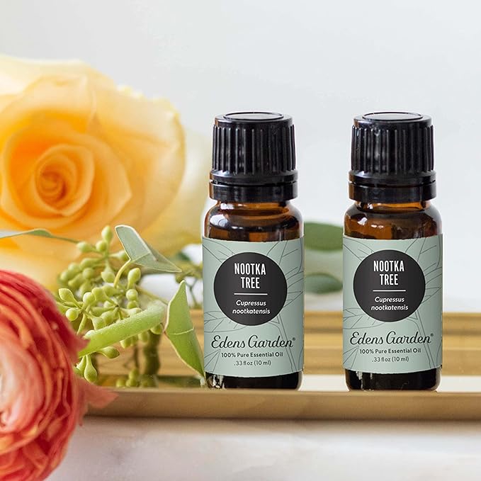 Edens Garden Nootka Tree Essential Oil- 100% Pure Premium Grade, Undiluted, Natural, Therapeutic, Aromatherapy, The Best for Diffuser, Skin, Candle, Laundry 10 ml (.33 fl oz)