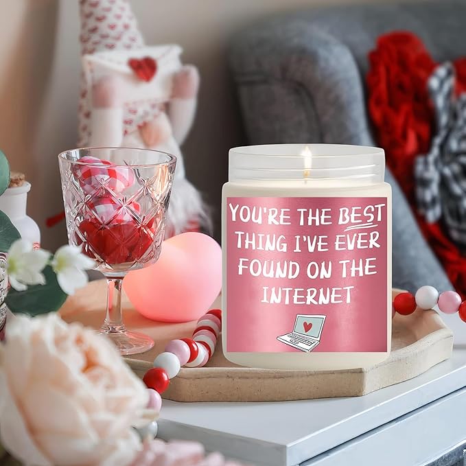 Valentines Day Gifts for Her,Christmas Stocking Stuffers,Birthday Gifts,Scented Candles Friendship Gifts for Women,Funny Romantic Naughty Gifts for Her Funny Gifts Ideas for Girlfriend