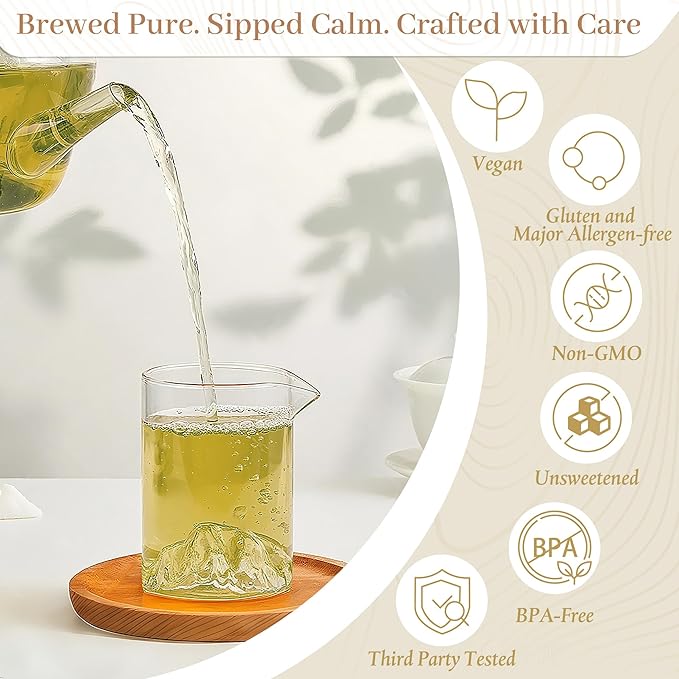 Johou Green Tea with Matcha Specially Ground Taiwan Tea Full-Flavor Pods, Compatible with All K-Cup Brewers & Keurig 2.0, 24 pods