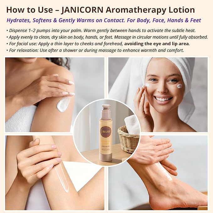 Frankincense & Lavender Aromatherapy Body & Massage Lotion, Hydrating Moisture with a Warm Resinous-Floral Essential Oil Aroma for a Gentle Self-Care Experience, 3.4 fl oz / 100 ml