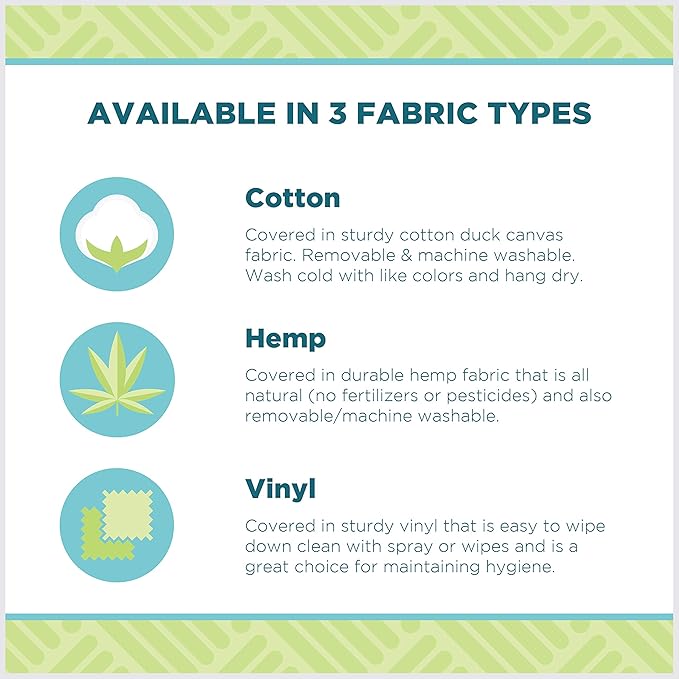 Bean Products Yoga Bolster - Made in The USA with Eco Friendly Materials - Studio Grade Pranayama Support Cushion That Elevates Your Practice & Lasts Longer - Natural Cotton, Hemp or Vinyl