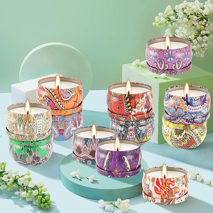 2.5×36 Gift Set Scented Candles for Women, Soy Wax Aromatherapy Candles for Thanksgiving, Christmas, Birthday, Mother's Day,Valentine's Day