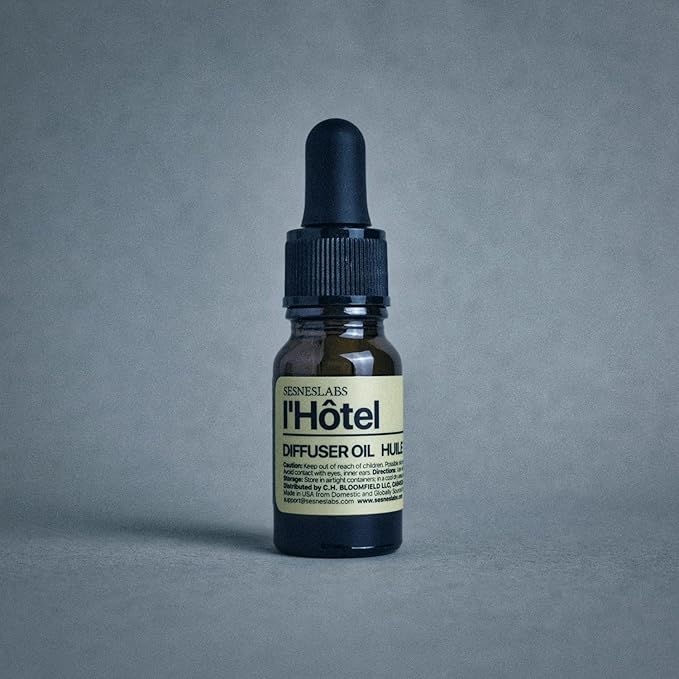 l'Hotel Diffuser Oil, White Floral Citrus Scent, Lifestyle Blend Neroli, Green Tea, Laurel Leaf, Musk Essential Oils Blend for Ultrasonic Diffuser