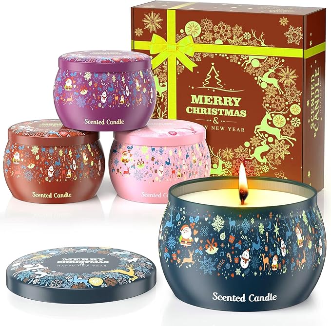 Aromatherapy Christmas Candles for Home Scented