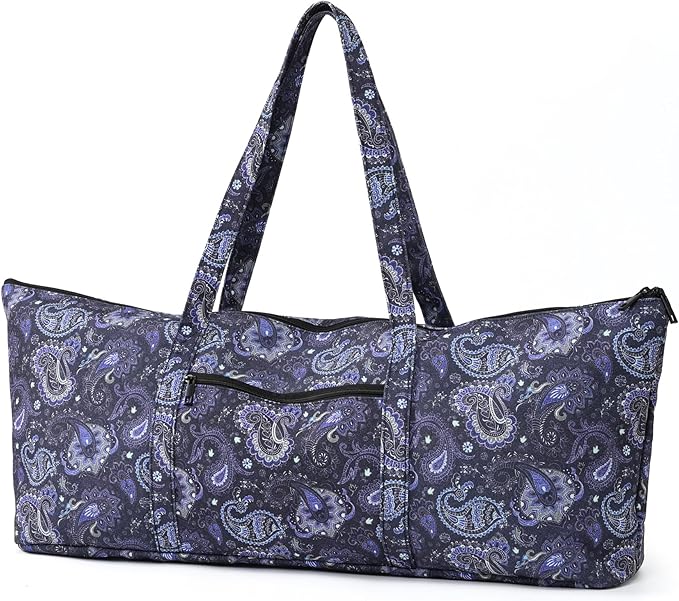 Boulder Bee | Yoga Mat Bag | Large Yoga Mat Carrier with Wet Pocket | Yoga Gifts | Gym Tote Bag for Women
