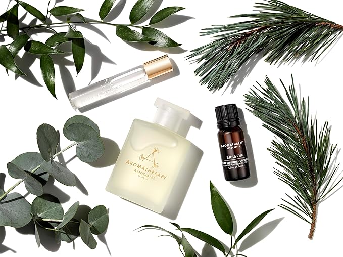 Aromatherapy Associates Breathe Pure Essential Oil Blend. Premium Undiluted Blend to Awaken Your Senses. Hand-Crafted with Eucalyptus, Tea Tree and Pine (0.33 fl oz)