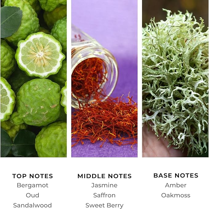 Brilliant Scents Romance Fragrance Oil 500ml - Premium Diffuser Oil for Home, Office, Hotels - Long Lasting, Plant-Based, Meets IFRA Standards, USA-Made - Saffron, Jasmine, Amber