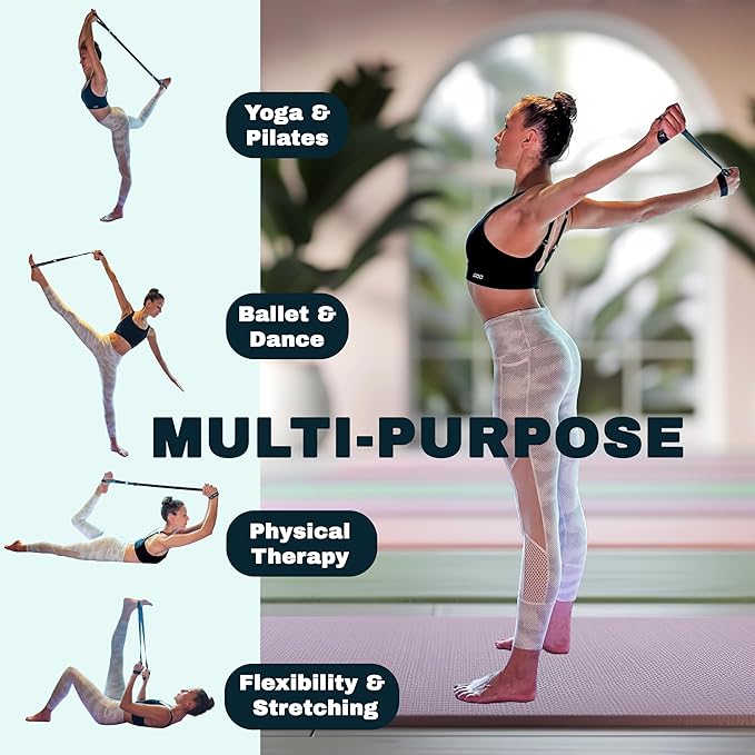 Stretch Bands for Exercise, Yoga Strap, Stretching Strap, Stretching Bands, Stretch Strap, Yoga Band, Leg Stretcher Band, Physical Therapy Bands