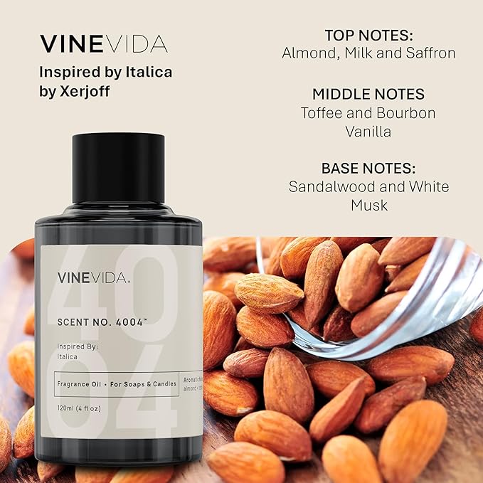 VINEVIDA [16oz] Italica Fragrance Oil for Candle Making - Natural Candle Oil Scents - Soap Making Essential Oil - Made in USA