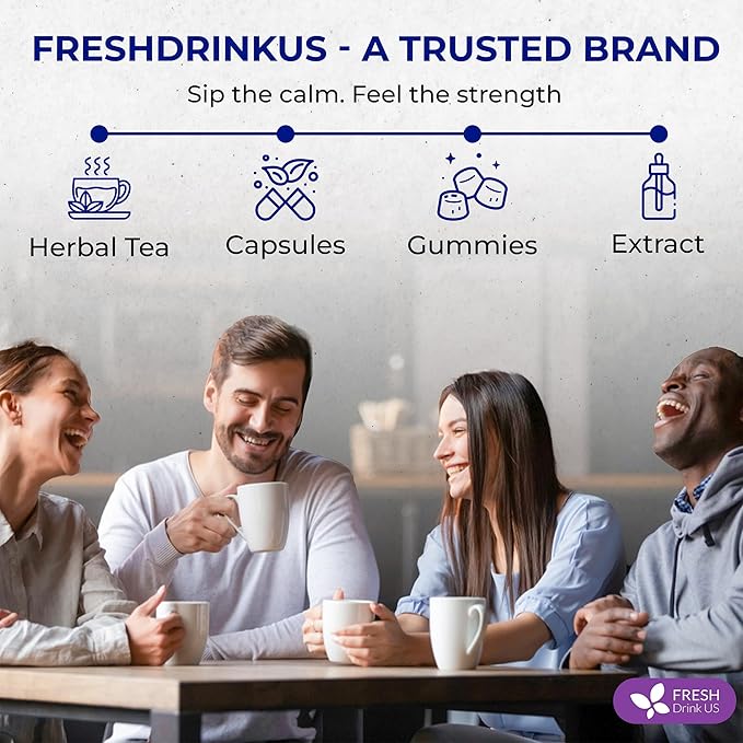 FreshDrinkUS, Premium Liver Herbal Detox Tea – Strong Blend Of Milk Thistle, Hibiscus, Peppermint & Ginger | Fennel, Lemongrass & Orange Peel with Stevia | Vibrant Caffeine-Free Botanical Blend
