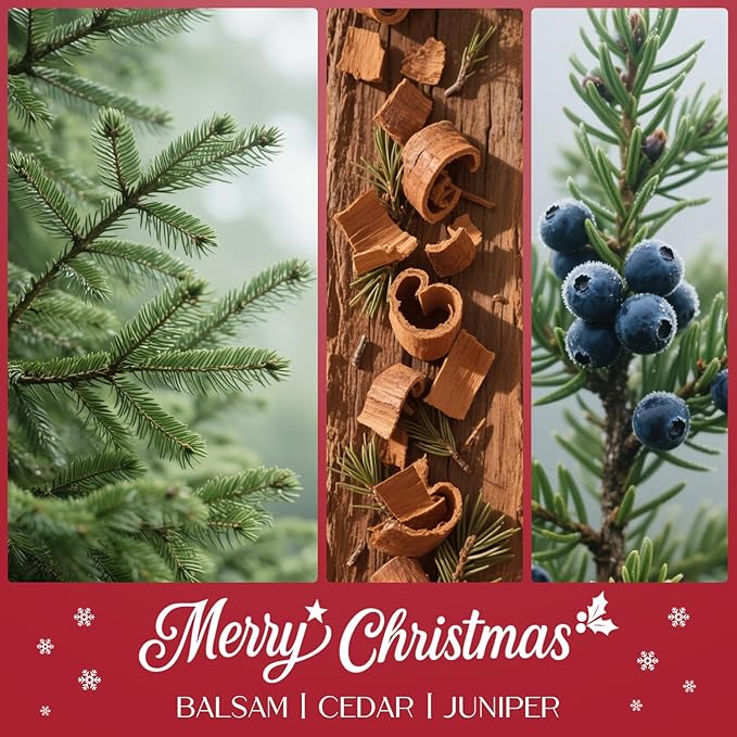 Christmas Candles, Soy Candles for Women & Men, Holiday Candle Gift Set for Women, Perfect Christmas Gifts for Mom, Dad, Teachers, Friends & Loved Ones