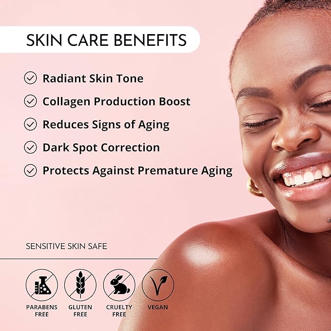 MAELOVE Glow Maker Vitamin C Serum with Vitamin E, Ferulic Acid & Hyaluronic Acid, Award-Winning Brightening and Hydrating Facial Serum, Unscented, 1.0 fl oz