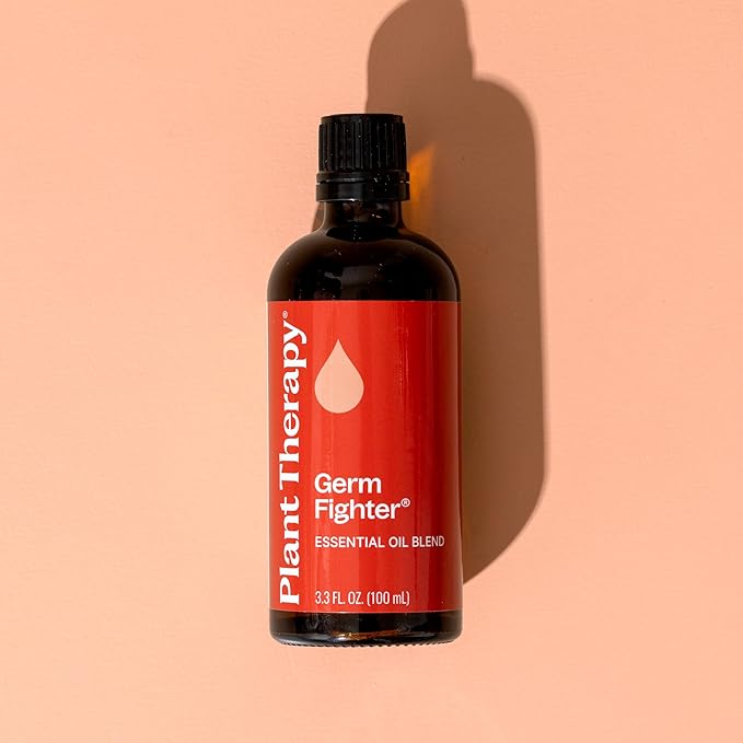 Plant Therapy Germ Fighter Essential Oil Blend 100% Pure, Undiluted, Natural Aromatherapy, Therapeutic Grade 100 mL (3.3 oz)