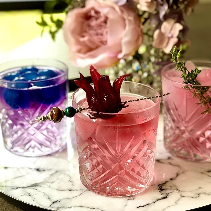 Wild Hibiscus All-Natural Hibiscus Cocktail Concentrate | 3.4 fl oz (100 ml) Bottle | Premium Mixer for Cocktails, Mocktails & Gourmet Drinks