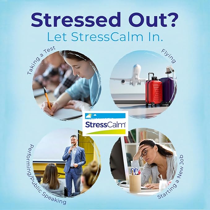 Boiron StressCalm Tablets for Relief of Stress, Anxiousness, Nervousness, Irritability, and Fatigue - 60 Count