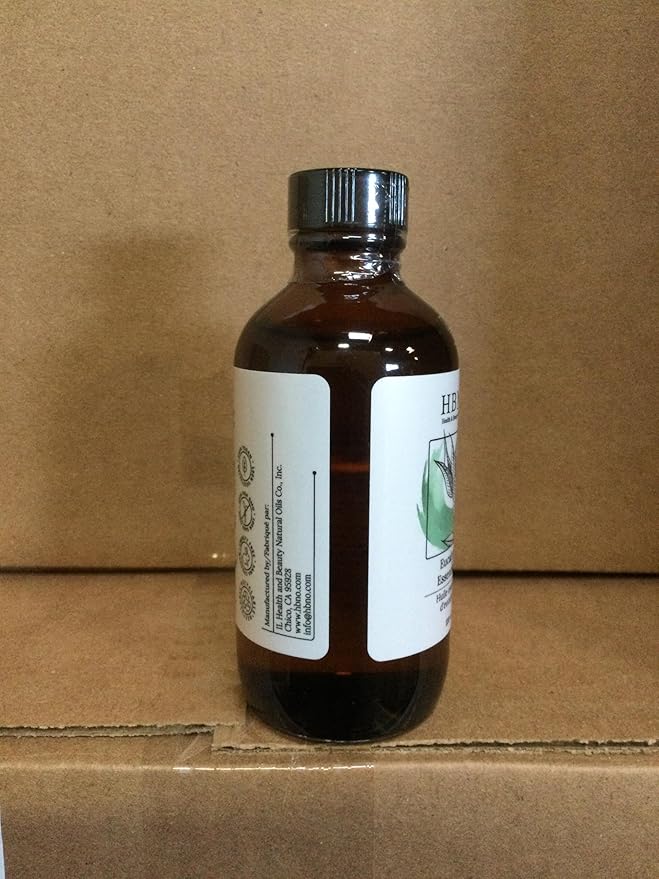 HBNO California Bottled Eucalyptus Essential Oil for Diffuser 4 fl oz (120ml) - Perfect Eucalyptus Oil Essential Oil for Aromatherapy & DIY