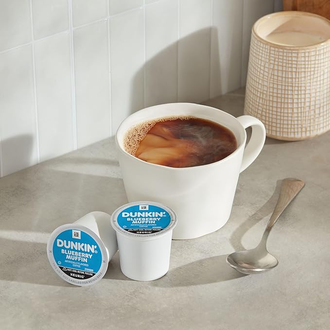 Dunkin' Blueberry Muffin Flavored Coffee, 60 Keurig K-Cup Pods
