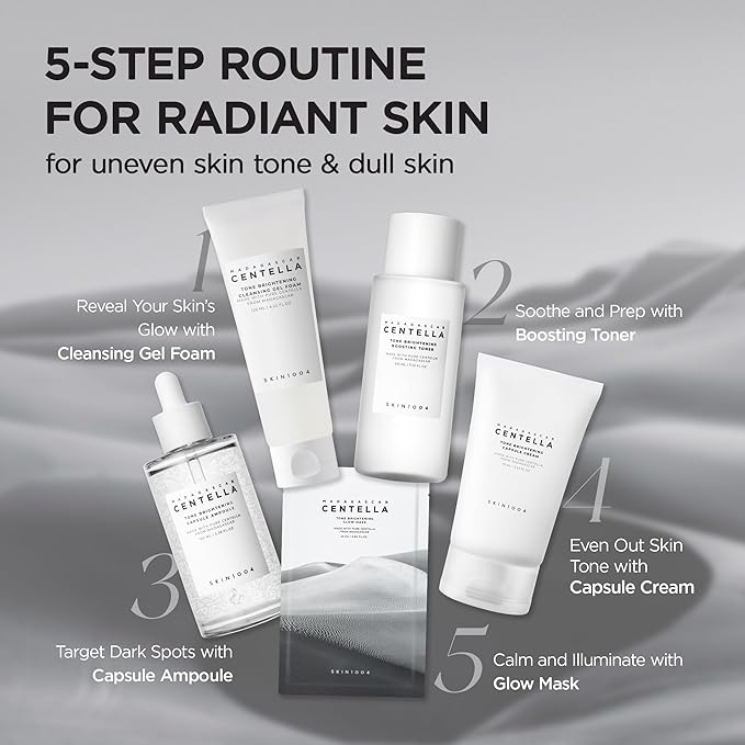 SKIN1004 Tone Balancing Capsule Ampoule, Valentine Gifts, Niacinamide Serum for Face, Korean Hydrating Facial Serum for Dark Spot & Skin Tone with Tranexamic Acid, Korean Skin Care, 3.38 fl.oz / 100ml