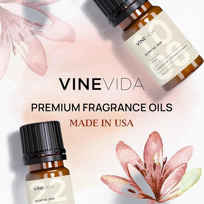 VINEVIDA [0.33oz] Scent No.1409 Inspired by Nest Fragrance Oil for Candle Making and Soap Making - Premium Candle Scents for Soy Candles