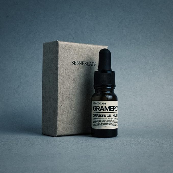 Gramercy Diffuser Oil, Boutique Hotel, Goji, Amber, Vanilla, Guaiac Wood, Spices, Musk, Sandalwood Essential Oils Blend for Ultrasonic Diffuser