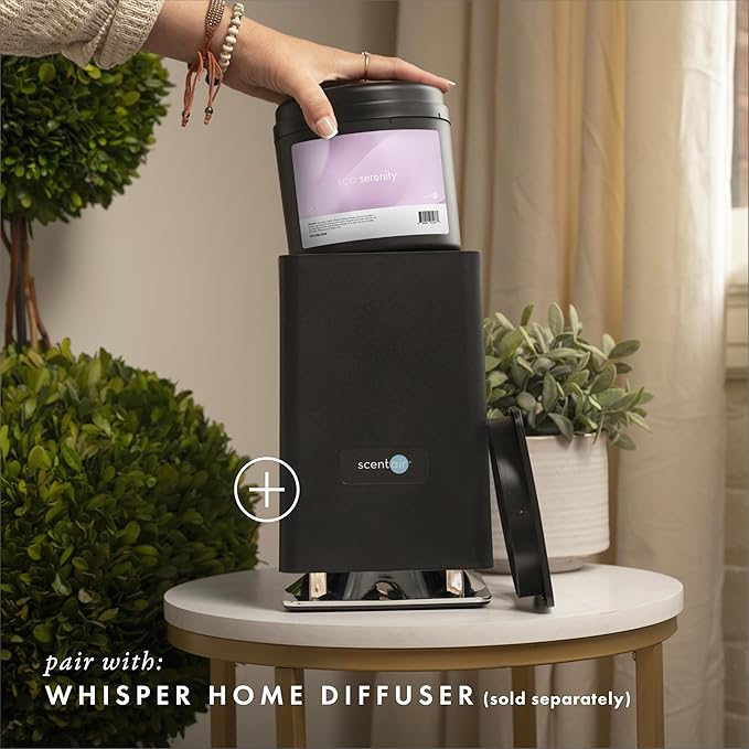 ScentAir Whisper Home Monthly Plug-in Refill, Fragrance Cartridge for Home and Office, ECO Serenity