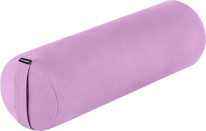 Retrospec Retrospec Sequoia Yoga Bolster Pillow - Meditation Cushion for Yoga Practices - Includes Machine Washable 100% Cotton Cover & Durable Carry Handle