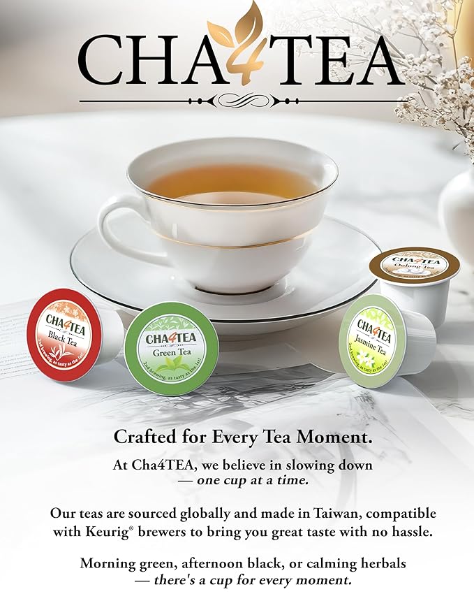 Cha4TEA 36 Oolong Tea Pods for Keurig K-Cup Brewers