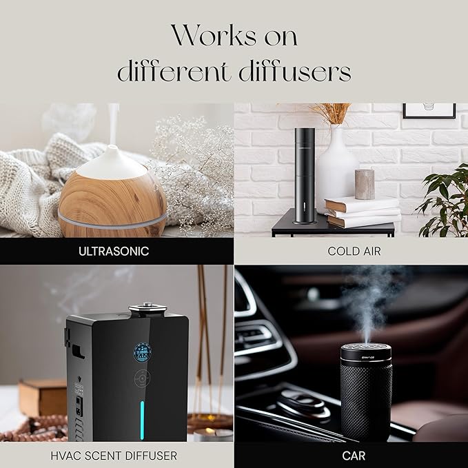 Cosmic Girl Diffuser Fragrance Oil Ferrari-Inspired| Essential Oils Blend for Home, Ultrasonic & Waterless Diffusers| Cedarwood, White Tea & Soku Lime | 4.05 fl oz, 120mL