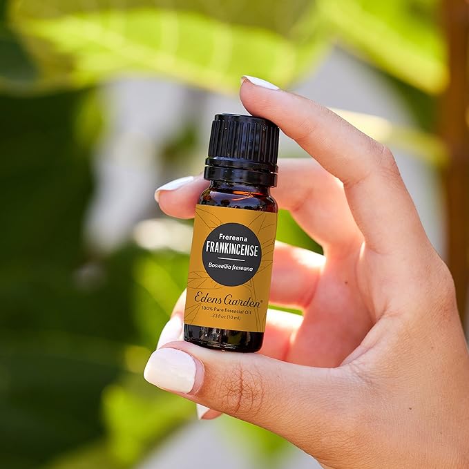 Edens Garden Frankincense- Frereana Essential Oil- 100% Pure Premium Grade, Undiluted, Natural, Therapeutic, Aromatherapy, The Best for Diffuser, Skin, Face, Hair 10 ml (.33 fl oz)