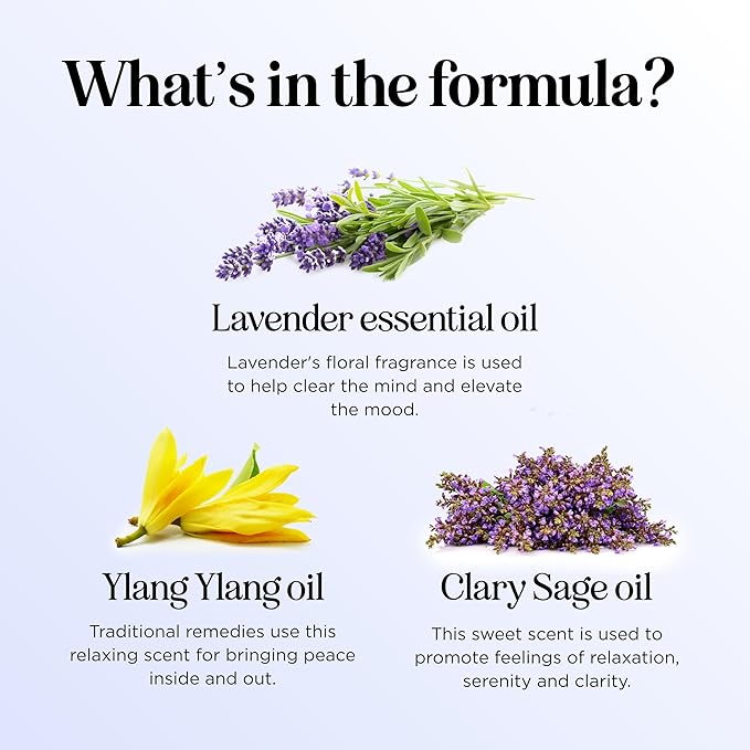 Sleep Essential Oil Blend for Diffuser - Dream Essential Oils for Diffusers Aromatherapy and Relaxation with Clary Sage Ylang-Ylang Roman Chamomile and Lavender for Sleep Time Support (10mL)