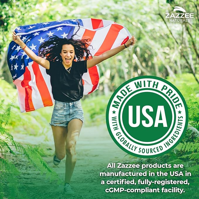 Zazzee Extra Strength Mullein 10:1 Extract, 3000 mg Strength, 60 Vegan Capsules, 2 Month Supply, Standardized 10X Extract, 100% Pure Leaf Powder, All-Natural and Non-GMO, Made in The USA