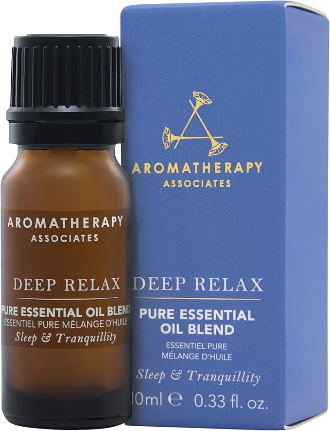 Aromatherapy Associates Deep Relax Pure Essential Oil Blend. Premium Undiluted Blend. Hand-Crafted with Vetivert, Chamomile and Sandalwood (0.33 fl oz)