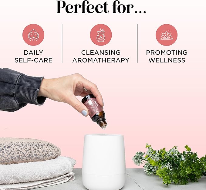 Clarify Headache Essential Oil Blend - Aromatherapy Blend Essential Oils for Diffusers for Home and Travel for Tension Headaches and Fogginess with Refreshing Peppermint Rosemary and Lavender Oils