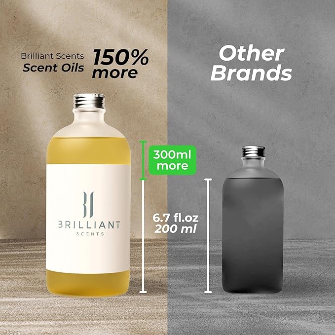 Brilliant Scents Spiced Chestnut Scent | Amber Resin, Cedar, Sandalwood | Luxury Home & Business Scent | Fragrance Oil | 500ML