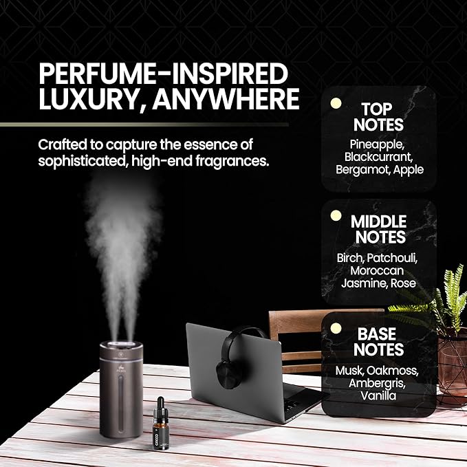 Greed Perfume Diffuser | Perfume Diffuser Oil Refill | 10ml Oil Diffuser Essential Oils | Versatile and Mess-Free | Essential Oil Perfume Refill by Perfa
