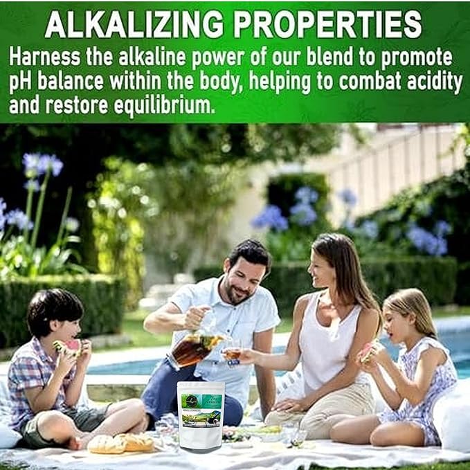 Tea Absolute AlkaBlend – Organic Alkaline Herbal Tea for Detox, Digestion, Immunity & Energy Support – 20-Herb Dr. Sebi–Inspired Loose Leaf Blend – Liver & Kidney Cleanse, Anti-Inflammatory, Caffeine-Free, Vegan, Non-GMO