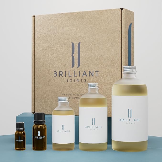 Brilliant Scents Diffuser Oil Refill, Inspired by Rose 31 Designer Collection Aroma Scents, Essential Oils Set for Home, Fragrance Oil for Candle Making, Hotel, 50ML, Midnight Rose