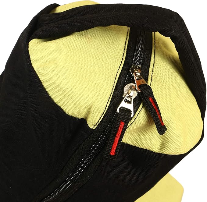 KNK Yoga Mat Bag Cotton Canvas Cover – Extra Large Yoga Tote with Adjustable Strap, Multi-Functional Pockets for Water Bottle, Towel, Blocks & Wallet – Durable Thick Canvas Mat Holder
