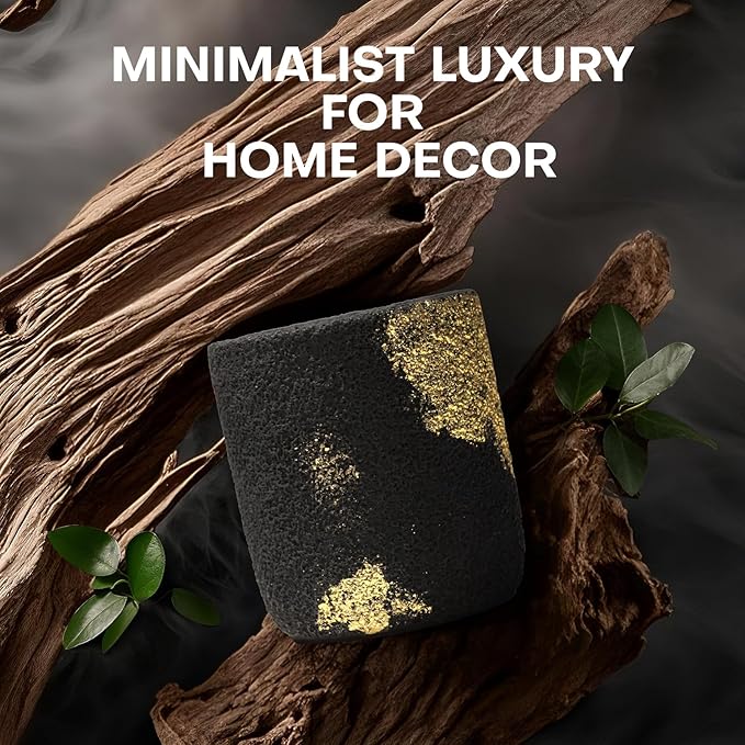 Scented Candles for Home, Soy Wax Candle, Non-Toxic Cement Jar Candles, Stress Relief, Housewarming Gifts, Highly Scented, Home Décor, Black Pepper and Sandalwood