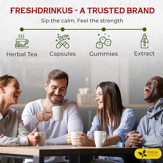 FreshDrinkUS, Yerba Mate Tea Bags | 120 Tea Bags | Traditional South American Herbal Tea – Smooth & Refreshing Flavor – Premium Quality, Sustainably Sourced. Vegan.