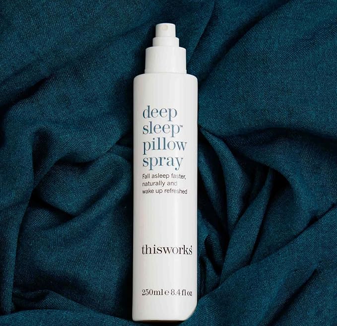 thisworks Deep Sleep Pillow Spray, 250 ml - Natural Sleep Aid with Essential Oils of Lavender, Vetivert and Camomile, 8.4 Fl Oz