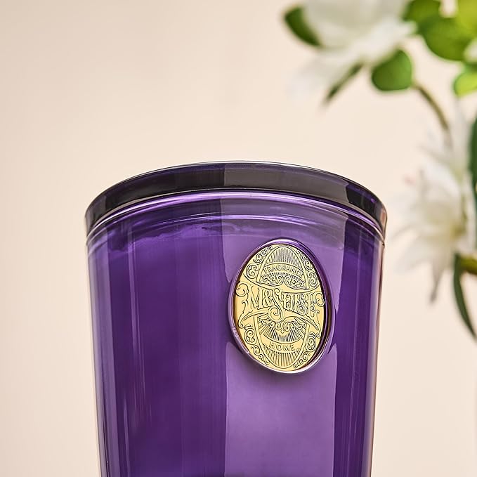 M&SENSE Natural Strong Soy Candle | Berry Rose & Purple | 9.2 oz, 50H Burn Time | Luxury Scented Candle for Relaxation, Gifting, Home Décor | Ideal for Bedroom, Office, Party Ambiance