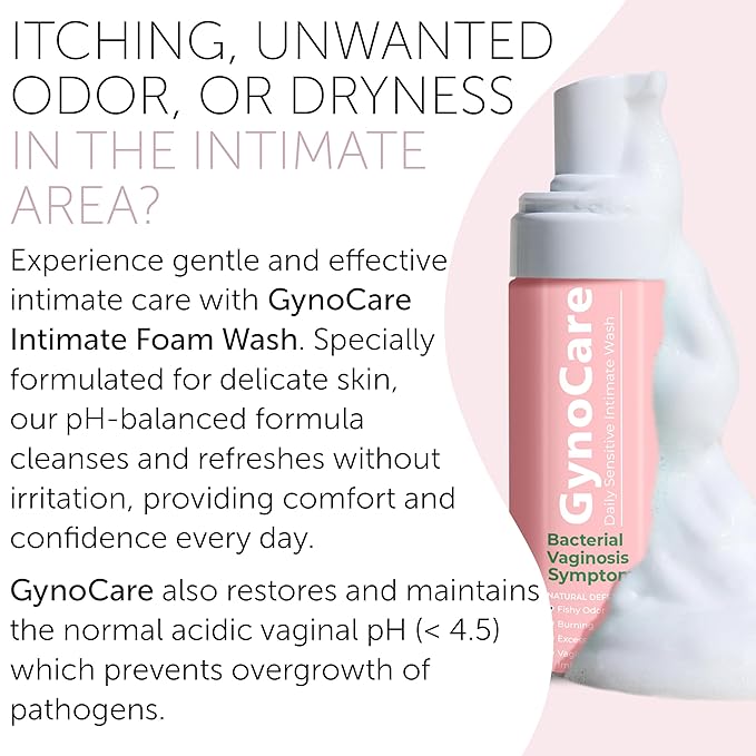 Feminine Wash | BV Treatment For Women | ph Balance Feminine Wash for Bacterial Vaginosis Treatment | Probiotic & Prebiotic Cleanser | Vaginal Dryness Hydration & Odor Control