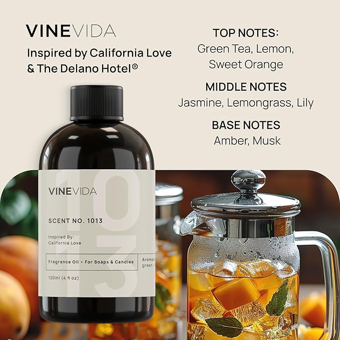 VINEVIDA [4oz] Scent No.1013 Fragrance Oil for Candle Making and Soap Making - Premium Candle Scents for Soy Candles