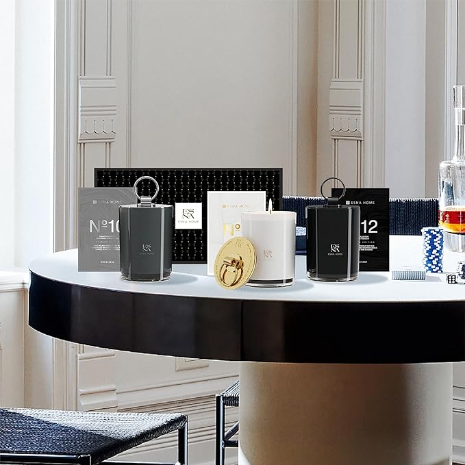 Trio Premium Gift Set 3 Full Size Highly Scented Aromatherapy Housewarming GIF All Natural Soy Candle Anniversary for Him Packed to Perfection Holiday Candle Gift for Christmas150h Hours Clean Burn