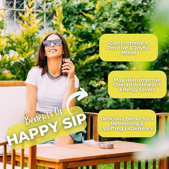 Summer Brew, Natural Energy Boost Loose Leaf Tea w/ Hibiscus, Lemon Balm, Rose Petals | Organic Herbal Tea | 2 oz (57 gram) | Decaf, Vegan, Healthy, ZERO Caffeine, Organic, Herbs, Resealable | Happy Sip by Get Green, Human