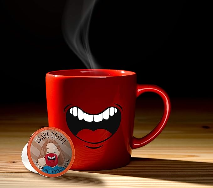 Crave Beverages Flavored Coffee Pods Sampler, Compatible with 2.0 K-Cup Brewers, Assorted Variety Pack, 40 Count (Pack of 1)