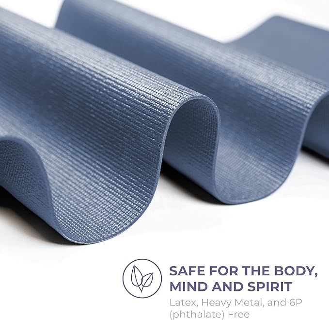 Sunshine Yoga Voyage Yoga Mat, 6 Pack, 72" x 24" Professional Studio and Gym Bulk Yoga Mats, 5mm Thick, Durable, Anti-Tear, Non Slip Fitness and Exercise Mats