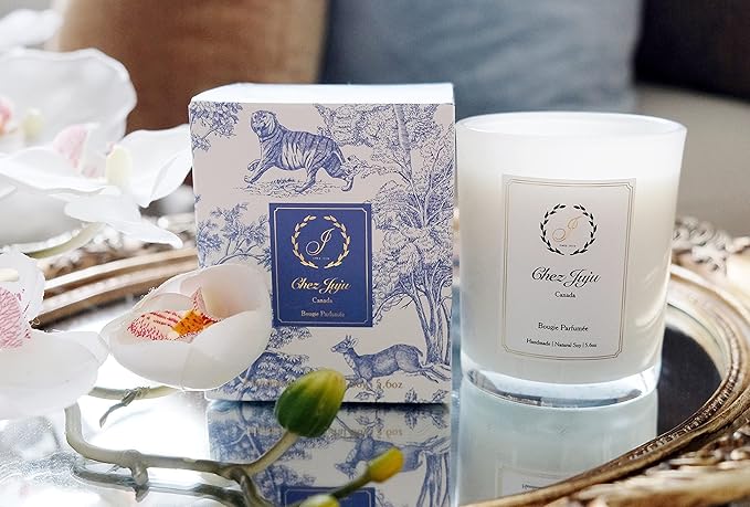 Natural Soy Wax Candle | Wild Bluebell & Musk | Luxurious Scented Candle Fragrance Aromatherapy | Clean Burning | Handcrafted | Plant-Based Vegan Eco Friendly | Pure Fine Essential Oils